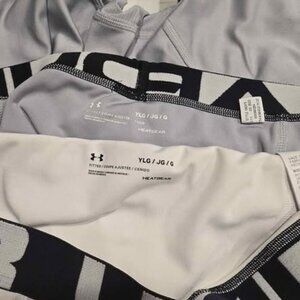 Under Armour Youth HeatGear Compression Leggings Lot (2 Pair, Size YLG)